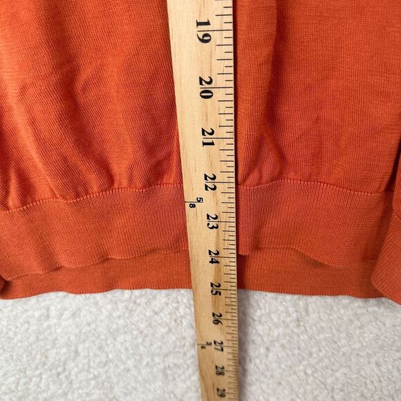 Serge Blanco‎ Knit Polo Shirt Mens Small Orange Short Sleeve - Picture 5 of 13